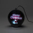 Konstsmide Plastic Globe 15cm Movie - Light decoration figure - Black - Plastic - IP20 - 24 h - 64 lamp(s)