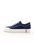 Levi's LS2 denim trainers with red tab logo in blue