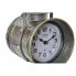 Настольные часы DKD Home Decor 13,3 x 18 x 28,5 cm Стеклянный Серый Железо