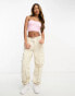 Фото #8 товара ellesse Folliero bandeau top in pink gingham check