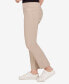 Petite Mid-Rise Pull-On Straight Solar Millennium Tech Ankle Pants