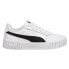 Фото #1 товара Puma Carina 2.0 Perforated Platform Womens Size 11 M Sneakers Casual Shoes 3858