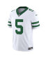 ფოტო #1 პროდუქტის Nike Men's Garrett Wilson Legacy White New York Jets Vapor F.U.S.E. Limited Jersey