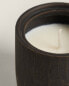 Фото #4 товара (250 g) leather amber scented candle