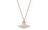 Фото #1 товара Ожерелье Vivienne Westwood THIN LINES SHORT FLAT ORB PENDANT 63020260G002G002