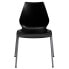 Фото #3 товара Hercules Series 770 Lb. Capacity Stack Chair With Lumbar Support And Silver Frame