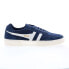 Фото #1 товара Gola Match Point CMB256 Mens Blue Suede Lace Up Lifestyle Sneakers Shoes 13