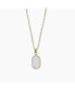 Sanctuary Project by Oval Opalite Pendant Necklace Gold