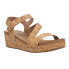 Фото #2 товара Corkys Keep It Wedge Womens Brown Casual Sandals 41-0322-GCRK