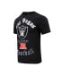 ფოტო #2 პროდუქტის Men's Black Las Vegas Raiders Old English T-shirt
