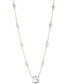 Фото #1 товара Lauren Ralph Lauren gold-Tone Crystal Cushion Pendant Necklace, 16" + 3" extender