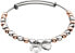 Stainless steel bracelet Emozioni Rose Gold and Silver Plate DC096