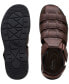 ფოტო #4 პროდუქტის Men's Walkford Fish Tumbled Leather Sandals