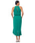 ფოტო #2 პროდუქტის Women's Crepe Halter-Neck High-Low Midi Dress