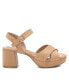 Фото #1 товара Women's Suede Heeled Platform Sandals By