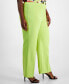 Фото #3 товара Plus Size Mid-Rise Crease-Front Flare-Leg Pants, Created for Macy's