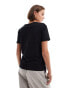 Фото #7 товара Mango round neck t-shirt in black