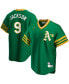 Фото #1 товара Men's Reggie Jackson Kelly Green Oakland Athletics Road Cooperstown Collection Player Jersey