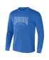 Фото #2 товара Men's NFL x Darius Rucker Collection by Powder Blue Los Angeles Chargers Long Sleeve Thermal T-shirt