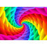 Puzzle Gradient Rainbow Swirl