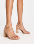 Фото #2 товара Simmi London Calista block heel sandals in beige