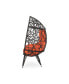 Фото #2 товара Pompano Indoor Teardrop Chair with Cushion
