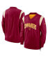 ფოტო #4 პროდუქტის Men's Burgundy Washington Commanders Sideline Athletic Stack V-neck Pullover Windshirt Jacket