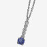 Elegant silver necklace with Shine crystals A4668-08HG