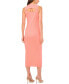 Women's Rib Knit Cutout Sleeveless Cotton Bodycon Dress