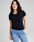 Women's Seamless Short-Sleeve Top, Created for Macy's