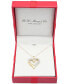 ფოტო #2 პროდუქტის Diamond Open Heart 18" Pendant Necklace (1/2 ct. t.w.) , Created for Macy's