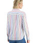 ფოტო #2 პროდუქტის Women's Gateway Cotton Striped Roll-Tab Shirt