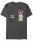 Фото #1 товара Despicable Me Men's Minions Frankenstein and His Bride Halloween Short Sleeve T-Shirt