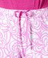 Women's Blooms Printed Knit Bermuda Pajama Shorts