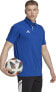 Adidas Koszulka męska adidas Tiro 23 Competition Polo niebieska HU1342 L