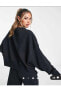 Фото #3 товара Sportswear Collection Essentials Kadın Siyah Sweatshirt