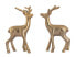 Фото #7 товара Декоративный набор фигурок Casamia Деко Hirsch 2er Tierfigur Weihnachtsdeko