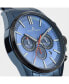 ფოტო #3 პროდუქტის Men's Liverpool Watch with Solid Stainless Steel Strap, IP-Blue/IP-Black Bicolor Chronograph, 1-2119