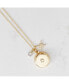 Personal Safety Device - Gold Star Burst Charm Necklace with Crystal Pendant