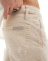 River Island slim denim short in medium stone