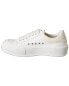 Фото #2 товара Alexander Mcqueen Deck Plimsoll Canvas Sneaker Men's White 45.5