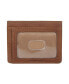 Men's Plaid Embossed Leather Card Case