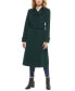 Фото #1 товара Women's Double-Breasted Belted Wool Blend Trench Coat