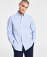 Фото #4 товара Men's Solid Stretch Oxford Cotton Shirt, Created for Macy's