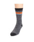 Men's Repreve Sock, Black Stripe, One Size