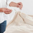 Фото #4 товара 3pc King Washed Cotton Sateen Duvet & Sham Set Khaki - Threshold