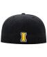 ფოტო #5 პროდუქტის Men's Black Iowa Hawkeyes Team Color Fitted Hat