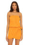 Фото #1 товара BECCA by Rebecca Virtue Mock Sarong Dress Cover-Up Orange Burst Size LG 306485