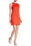 Vince Camuto 155819 Women's Sleeveless Scalloped Sheath Dress Red Sz. 10