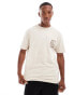 Tommy Jeans regular novelty graphic t-shirt in beige